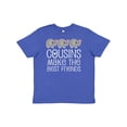 thumbnail image 1 of Inktastic Cousins Make the Best Friends Youth T-Shirt, 1 of 5