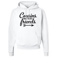 thumbnail image 1 of Inktastic Cousins Make the Best Friends with Arrow Adult Hoodie Sweatshirt, 1 of 4