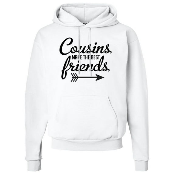 Inktastic Cousins Make the Best Friends with Arrow Adult Hoodie Sweatshirt