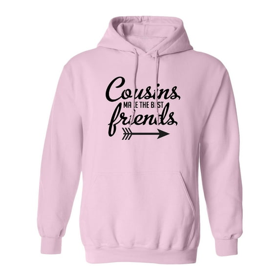 Inktastic Cousins Make the Best Friends with Arrow Adult Hoodie Sweatshirt