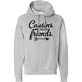 thumbnail image 1 of Inktastic Cousins Make the Best Friends with Arrow Adult Hoodie Sweatshirt, 1 of 4