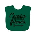 thumbnail image 1 of Inktastic Cousins Make the Best Friends with Arrow Boys or Girls Baby Bib, 1 of 4