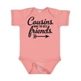 thumbnail image 1 of Inktastic Cousins Make the Best Friends with Arrow Boys or Girls Baby Bodysuit, 1 of 5