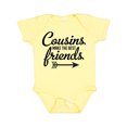 thumbnail image 1 of Inktastic Cousins Make the Best Friends with Arrow Boys or Girls Baby Bodysuit, 1 of 5
