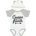 thumbnail image 1 of Inktastic Cousins Make the Best Friends with Arrow Boys or Girls Baby Bodysuit, 1 of 5