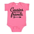 thumbnail image 1 of Inktastic Cousins Make the Best Friends with Arrow Boys or Girls Baby Bodysuit, 1 of 5