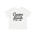 thumbnail image 1 of Inktastic Cousins Make the Best Friends with Arrow Boys or Girls Baby T-Shirt, 1 of 5