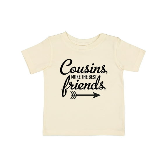 Inktastic Cousins Make the Best Friends with Arrow Boys or Girls Baby T-Shirt