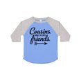 thumbnail image 1 of Inktastic Cousins Make the Best Friends with Arrow Gift Toddler Boy or Toddler Girl T-Shirt, 1 of 4