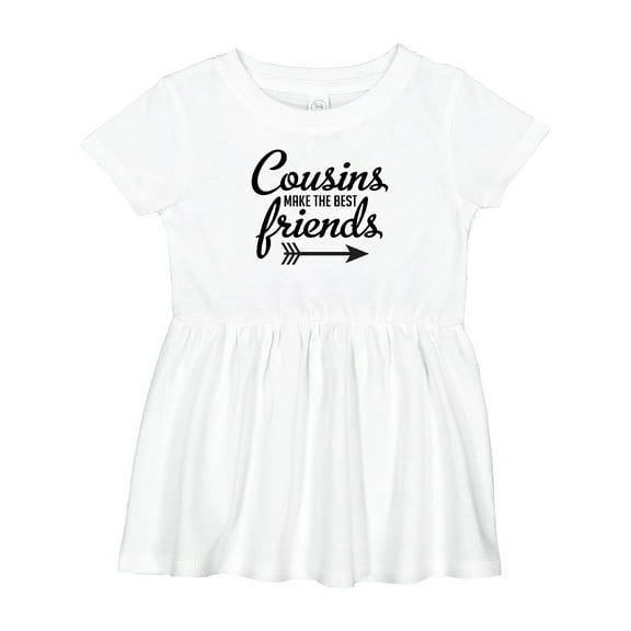 Inktastic Cousins Make the Best Friends with Arrow Girls Baby Dress