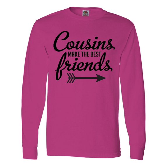 Inktastic Cousins Make the Best Friends with Arrow Long Sleeve T-Shirt