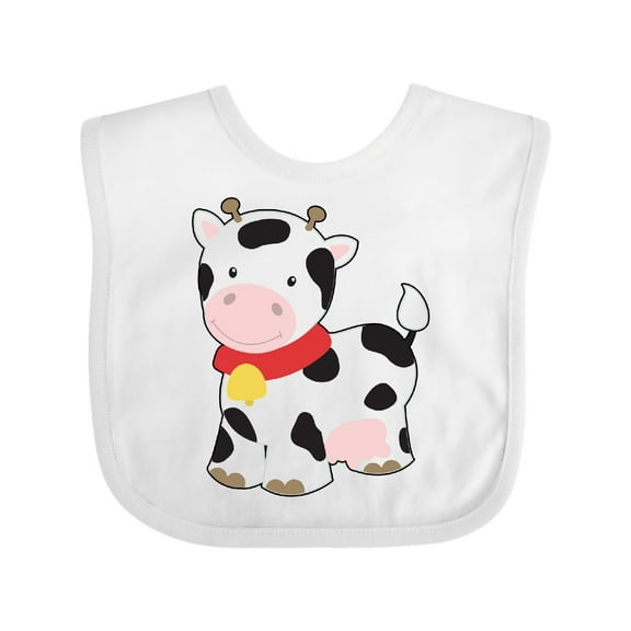 Inktastic Cow Boys or Girls Baby Bib