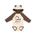 thumbnail image 1 of Inktastic Cow Boys or Girls Long Sleeve Baby Bodysuit, 1 of 5