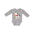 thumbnail image 1 of Inktastic Cow Boys or Girls Long Sleeve Baby Bodysuit, 1 of 5