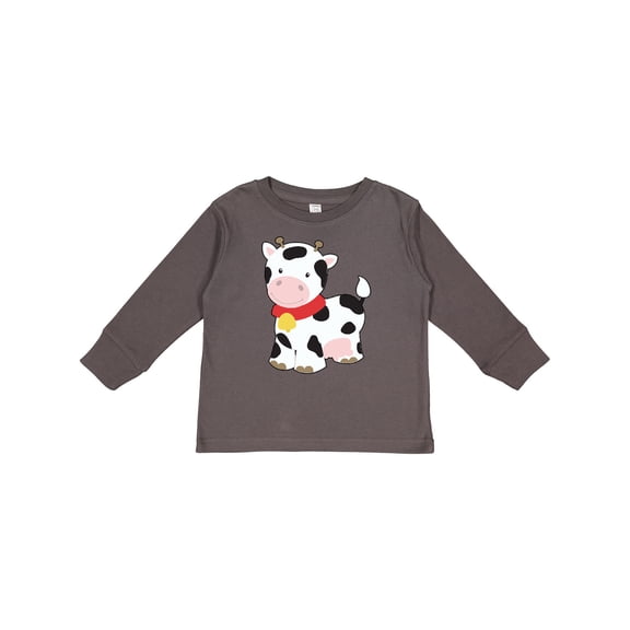 Inktastic Cow Boys or Girls Long Sleeve Toddler T-Shirt