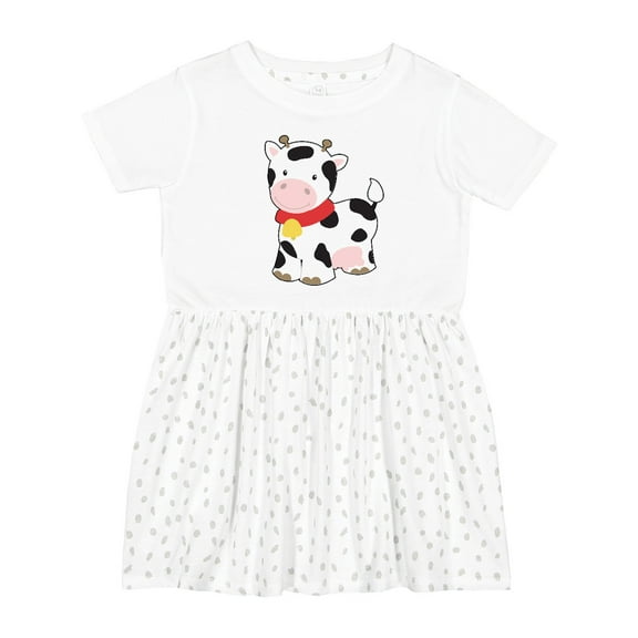 Inktastic Cow Girls Toddler Dress