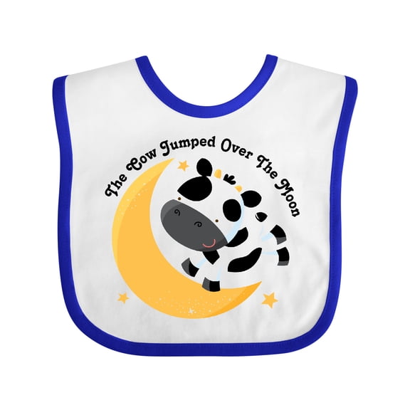 Inktastic Cow Jumped over the Moon Boys or Girls Baby Bib
