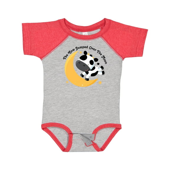 Inktastic Cow Jumped over the Moon Boys or Girls Baby Bodysuit