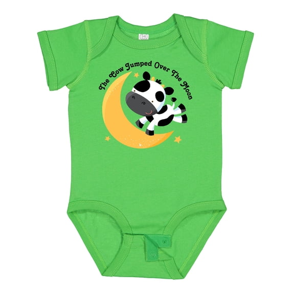 Inktastic Cow Jumped over the Moon Boys or Girls Baby Bodysuit
