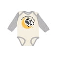 thumbnail image 1 of Inktastic Cow Jumped over the Moon Boys or Girls Long Sleeve Baby Bodysuit, 1 of 5