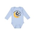thumbnail image 1 of Inktastic Cow Jumped over the Moon Boys or Girls Long Sleeve Baby Bodysuit, 1 of 5