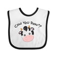thumbnail image 1 of Inktastic Cow You Doin'? Cute Cow Boys or Girls Baby Bib, 1 of 4