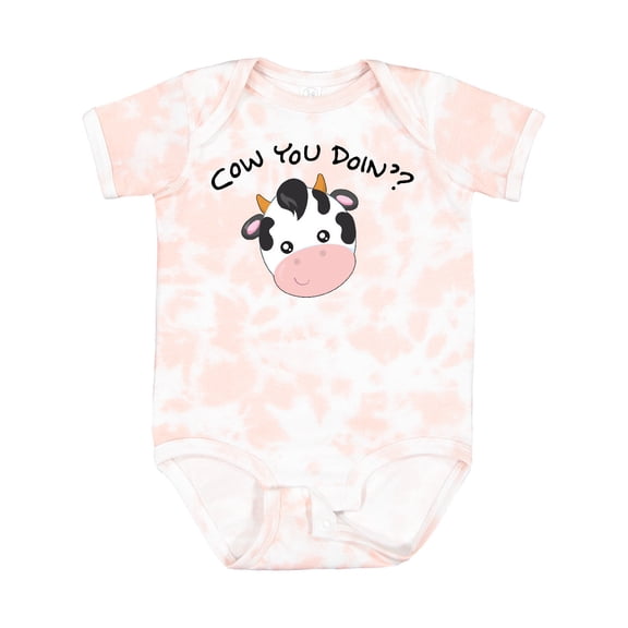 Inktastic Cow You Doin'? Cute Cow Boys or Girls Baby Bodysuit