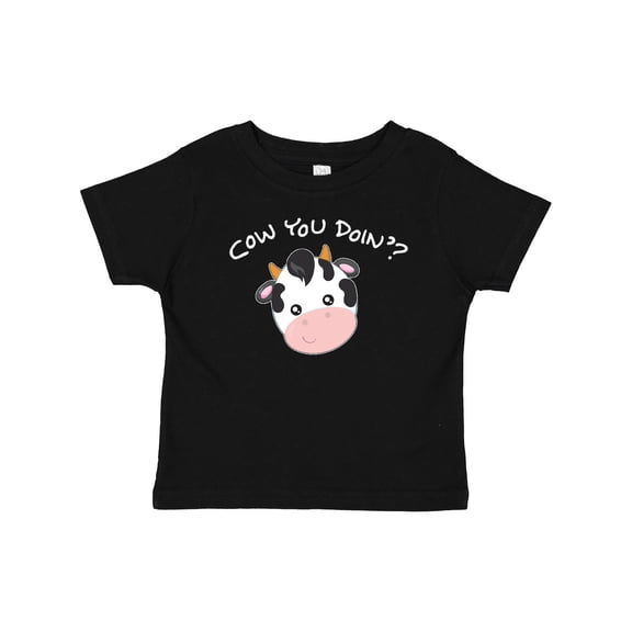 Inktastic Cow You Doin'? Cute Cow Boys or Girls Baby T-Shirt