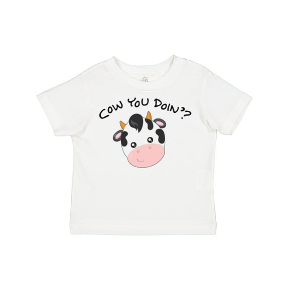 Inktastic Cow You Doin'? Cute Cow Boys or Girls Toddler T-Shirt