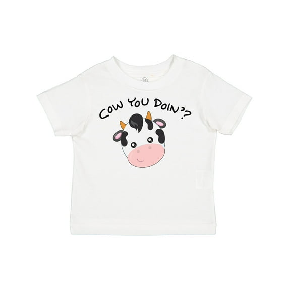 Inktastic Cow You Doin'? Cute Cow Boys or Girls Toddler T-Shirt