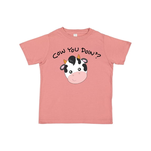 Inktastic Cow You Doin'? Cute Cow Boys or Girls Toddler T-Shirt