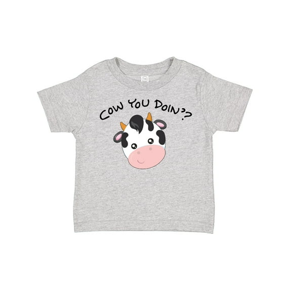 Inktastic Cow You Doin'? Cute Cow Boys or Girls Toddler T-Shirt