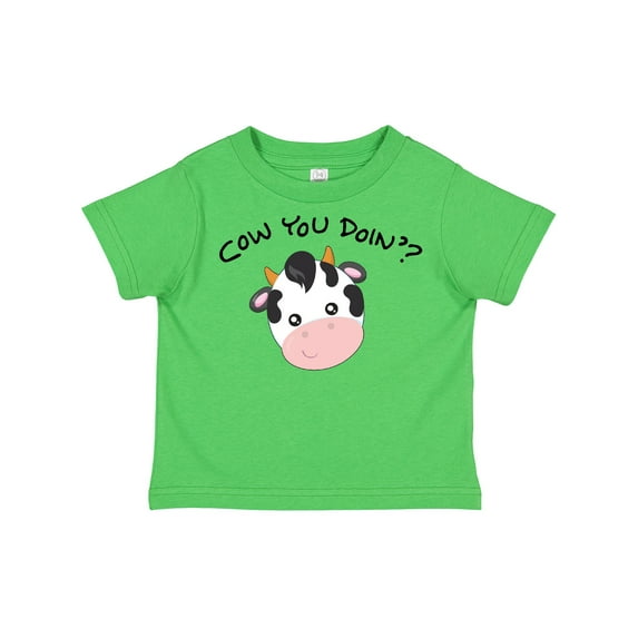Inktastic Cow You Doin'? Cute Cow Boys or Girls Toddler T-Shirt