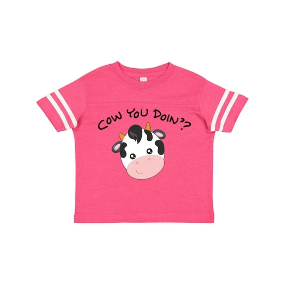Inktastic Cow You Doin'? Cute Cow Boys or Girls Toddler T-Shirt