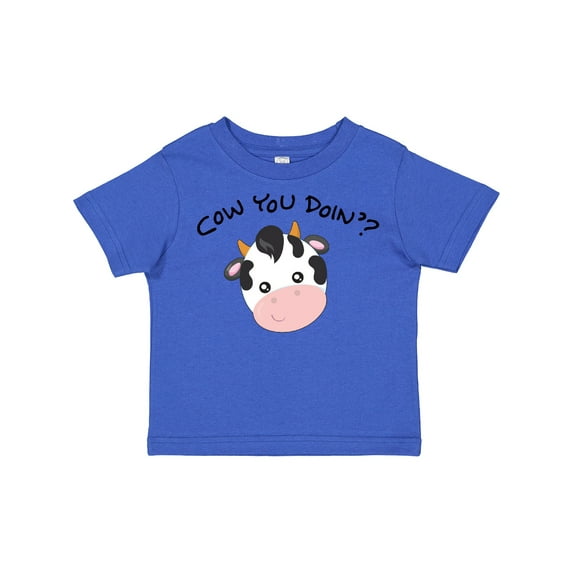 Inktastic Cow You Doin'? Cute Cow Boys or Girls Toddler T-Shirt