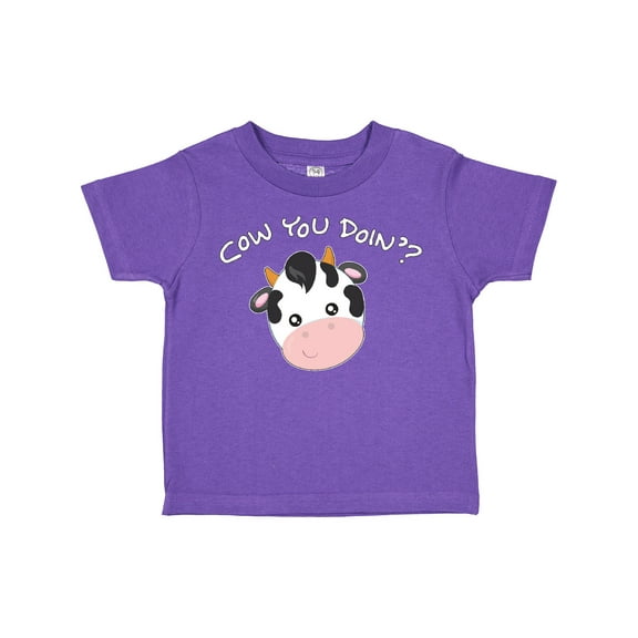 Inktastic Cow You Doin'? Cute Cow Boys or Girls Toddler T-Shirt