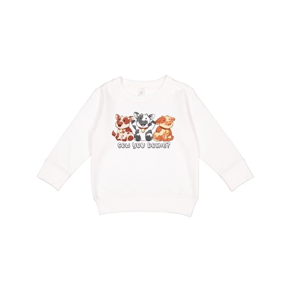Inktastic Cow You Doing? Toddler Sweatshirt