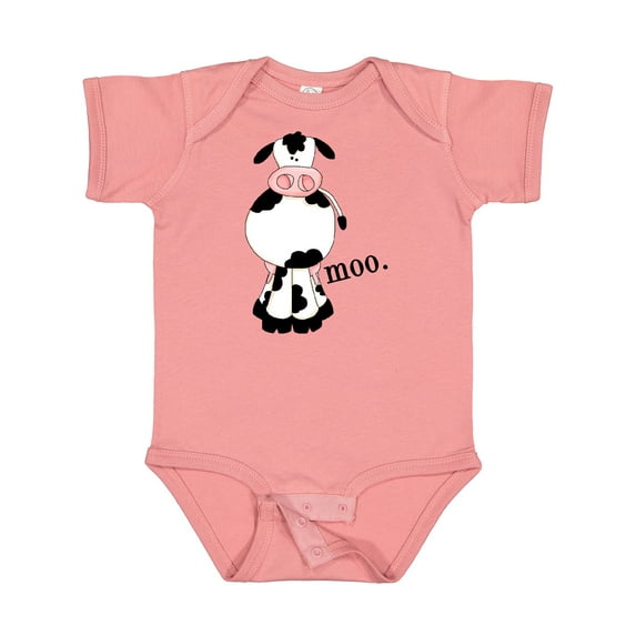 Inktastic Cow-moo. Boys or Girls Baby Bodysuit