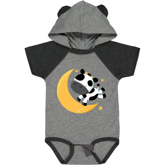 Inktastic Cow over the Moon Rhyme Boys or Girls Baby Bodysuit