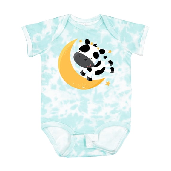 Inktastic Cow over the Moon Rhyme Boys or Girls Baby Bodysuit