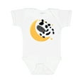 thumbnail image 1 of Inktastic Cow over the Moon Rhyme Boys or Girls Baby Bodysuit, 1 of 5