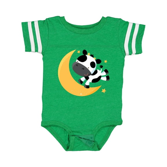 Inktastic Cow over the Moon Rhyme Boys or Girls Baby Bodysuit