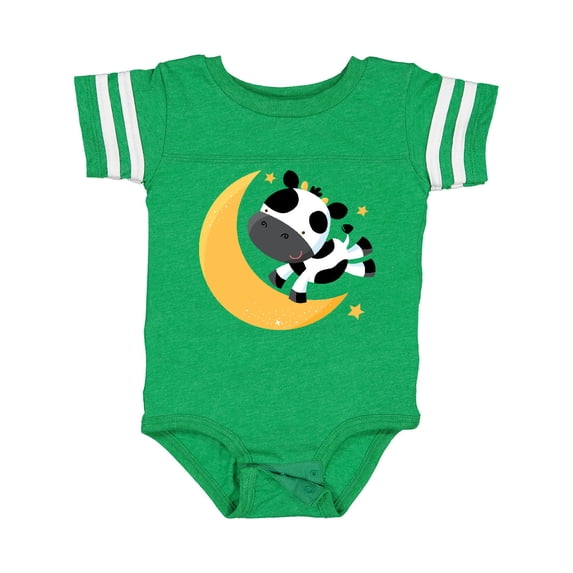 Inktastic Cow over the Moon Rhyme Boys or Girls Baby Bodysuit