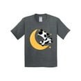 thumbnail image 1 of Inktastic Cow over the Moon Rhyme Youth T-Shirt, 1 of 5