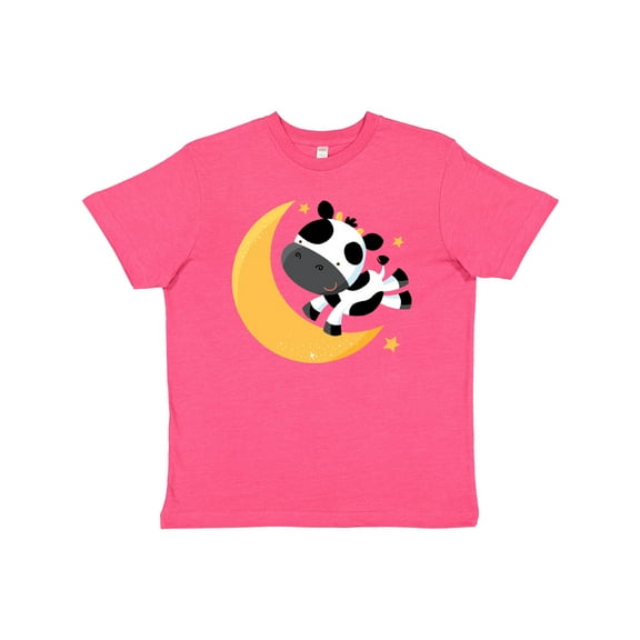 Inktastic Cow over the Moon Rhyme Youth T-Shirt