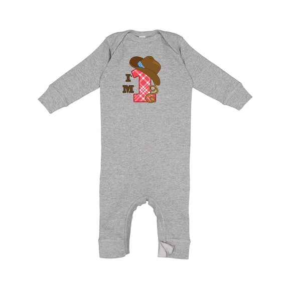 Inktastic Cowboy 1st Birthday Western Baby Romper Coveralls