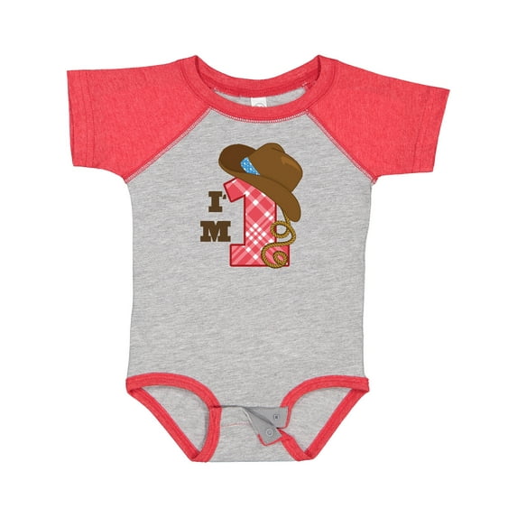 Inktastic Cowboy 1st Birthday Western Boys Baby Bodysuit