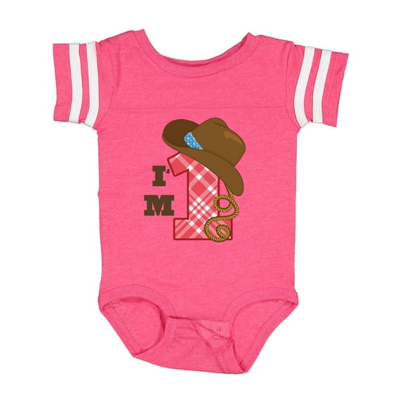 Inktastic Cowboy 1st Birthday Western Boys Baby Bodysuit