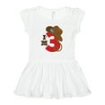 thumbnail image 1 of Inktastic Cowboy 3rd Birthday I'm Three Girls Toddler Dress, 1 of 5