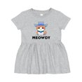 thumbnail image 1 of Inktastic Cowboy Cat Meowdy Girls Baby Dress, 1 of 5